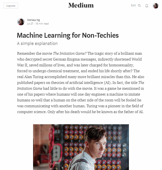 Machine Learning for Non Techies